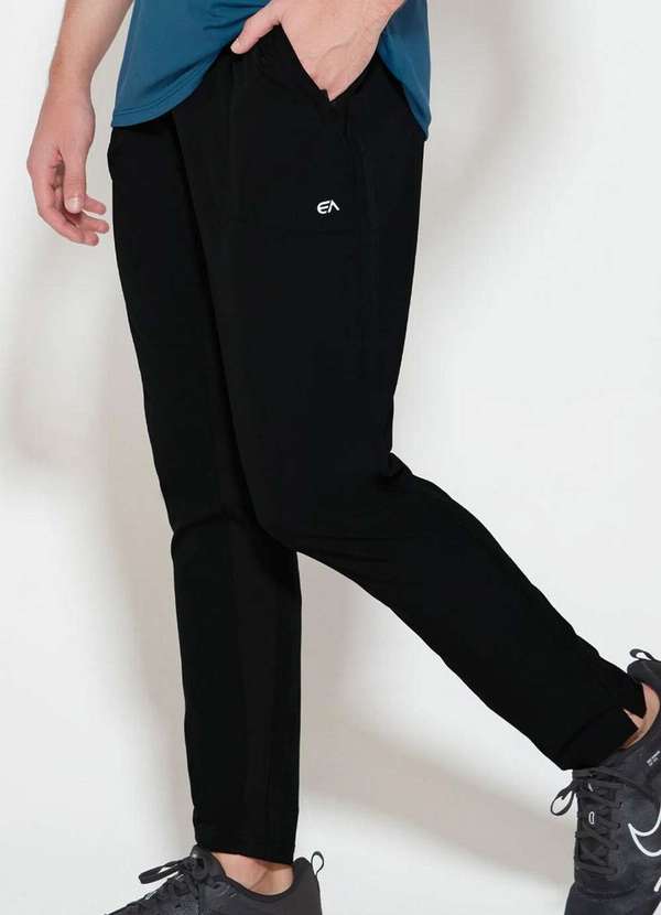Enfim - Calça Masculina Runner Enfim 1000115230 00004-Preto