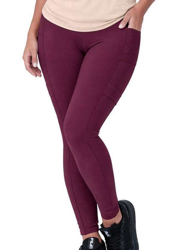 Enfim - Legging Feminina Enfim 1000126996 Z2378-Roxo