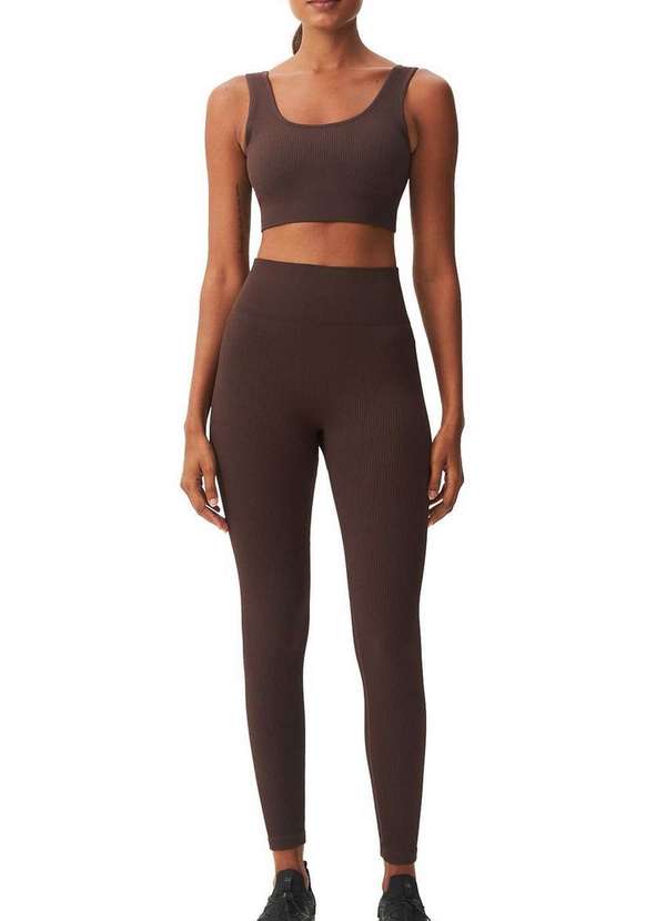 Hering - Legging Feminina Hering Sc40 1a-Marrom 4