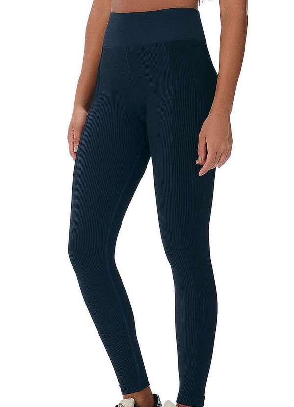 Hering - Legging Feminina Hering Sc4x 1m-Marinho-Preto