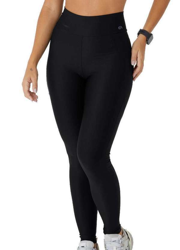 Enfim - Legging Feminina Recorte Enfim 1000129806 00004-Preta