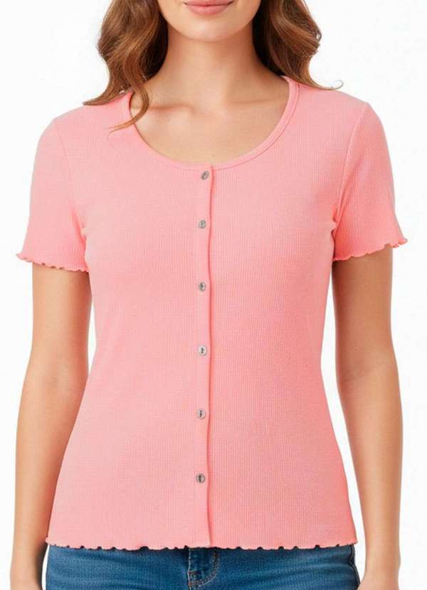 Malwee - Blusa Feminina Enfim 1000072855 01949-Rosa