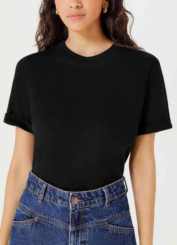 Hering - Blusa Feminina Hering 4h09 N10-Preto