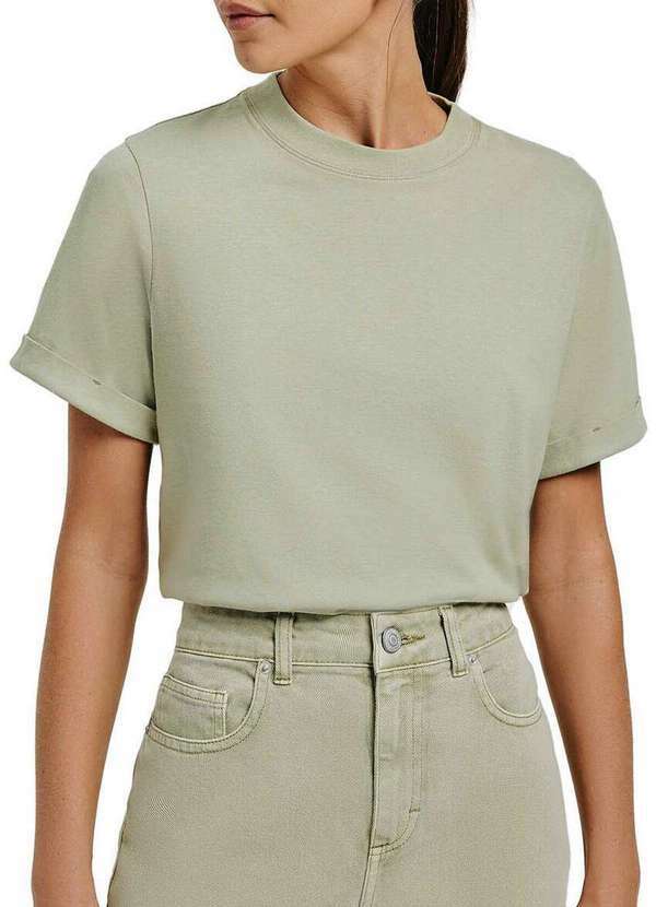 Hering - Blusa Feminina Hering 4h09 Wg6-Verde-Médio
