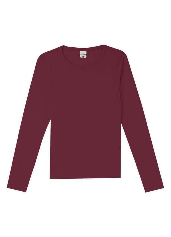 Malwee - Blusa Feminina Malwee 1000078695 00321-Vinho 1