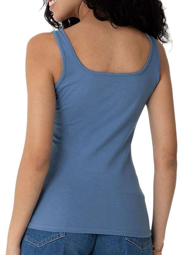 Malwee - Blusa Feminina Regata Malwee 1000004492 00338-Azul 2