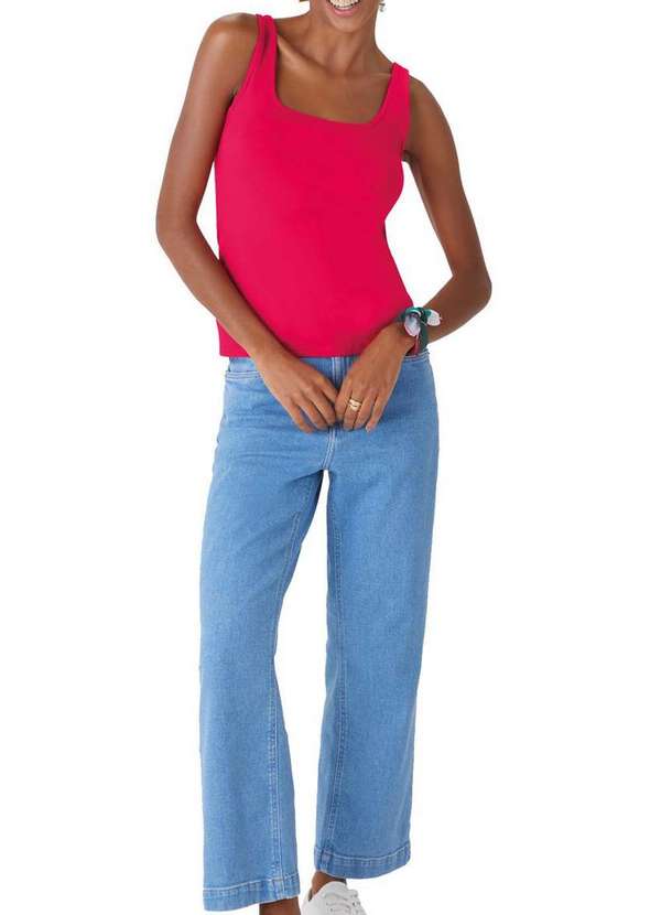 Malwee - Blusa Feminina Regata Malwee 1000004492 01366-Pink 2