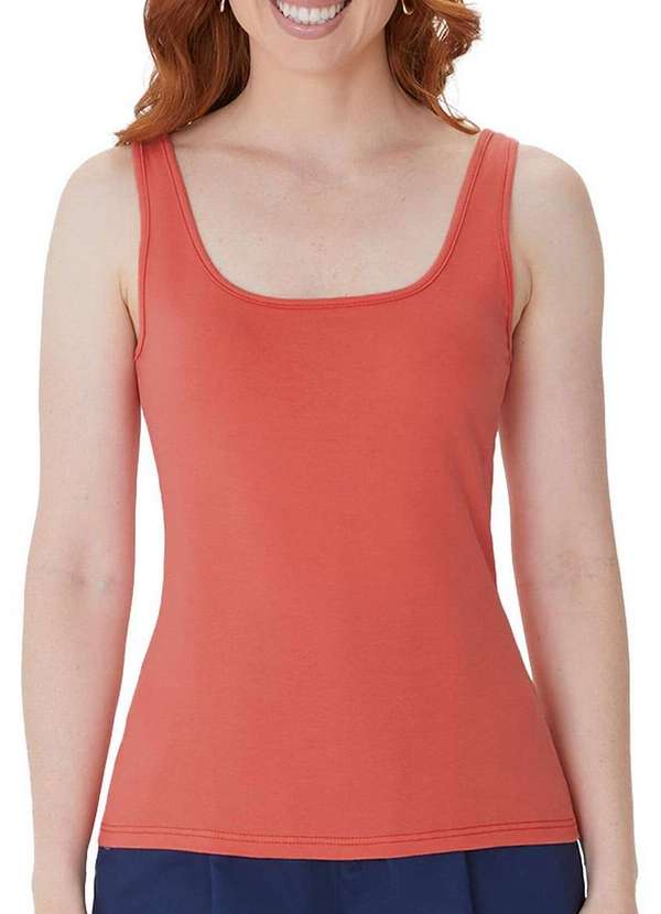 Malwee - Blusa Feminina Regata Malwee 1000004492 02376-Laranja