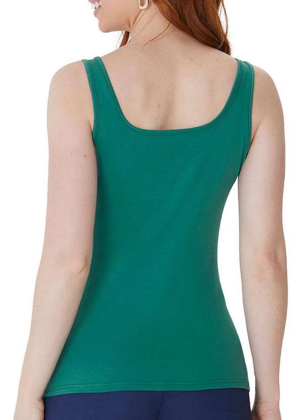 Malwee - Blusa Feminina Regata Malwee 1000004492 70422-Verde 2