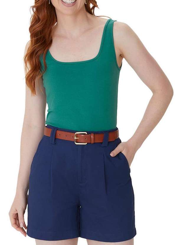 Malwee - Blusa Feminina Regata Malwee 1000004492 70422-Verde 4