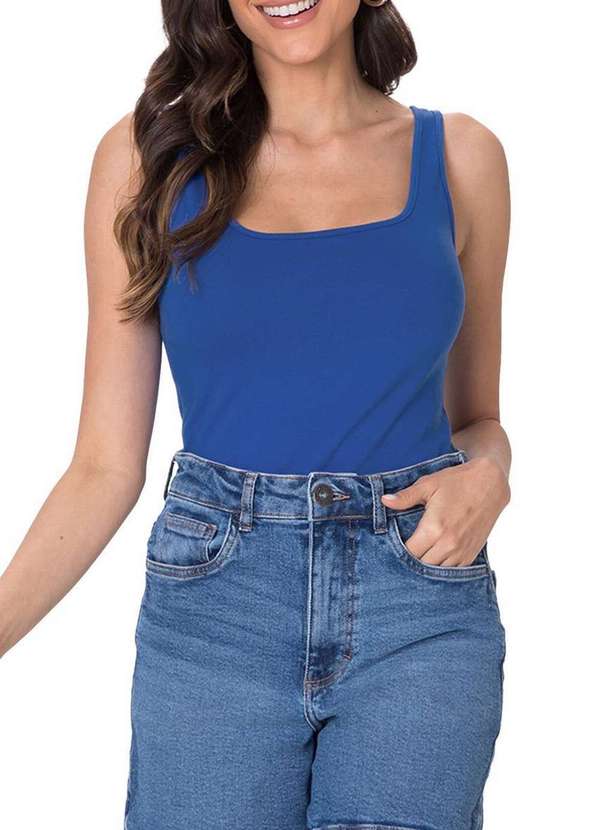 Malwee - Blusa Feminina Regata Malwee 1000004492 01291-Azul 4