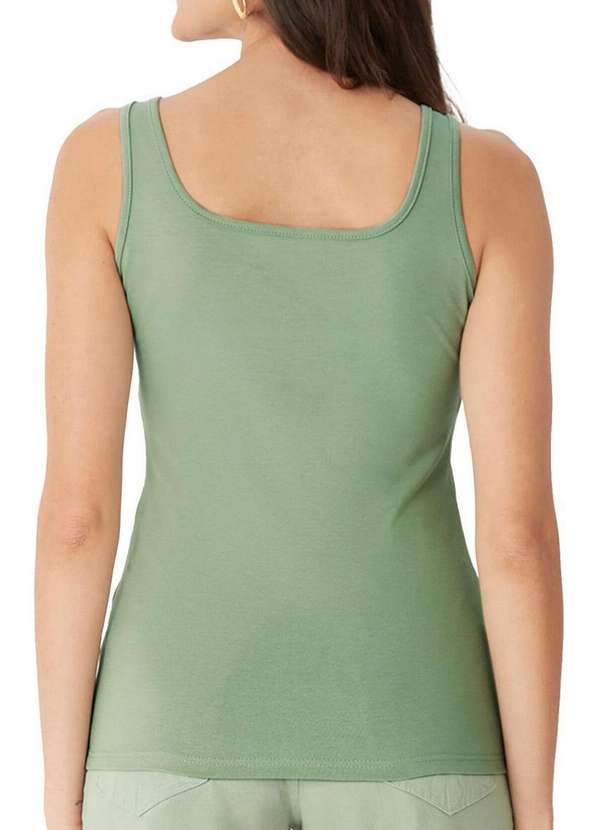 Malwee - Blusa Feminina Regata Malwee 1000004492 03956-Verde 2