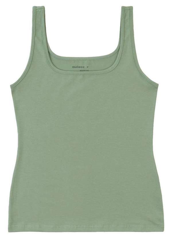 Malwee - Blusa Feminina Regata Malwee 1000004492 03956-Verde 5