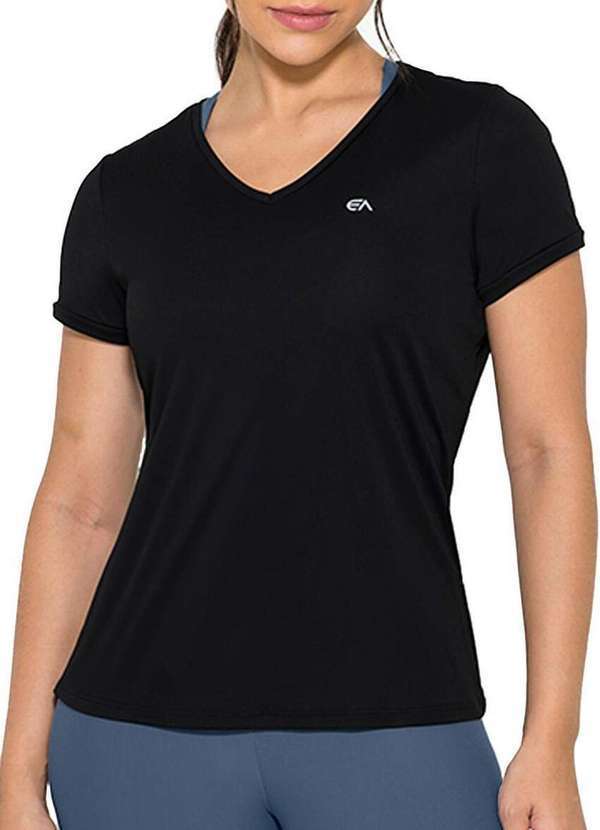 Enfim - Blusa Feminina Slim Enfim 1000121859 00004-Preto