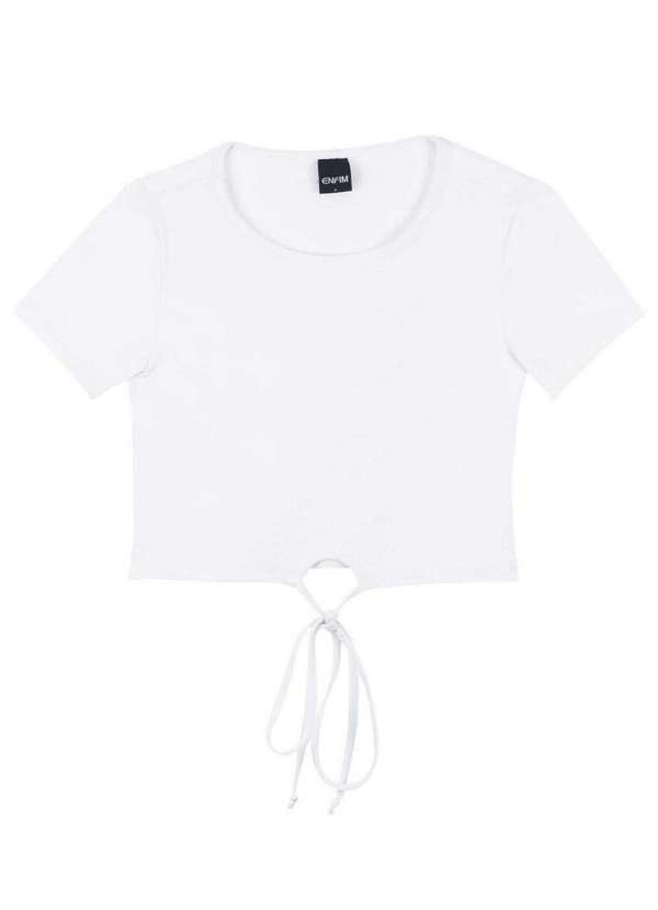 Enfim - Blusa Feminina Cropped Enfim 1000113925 00001-Branco