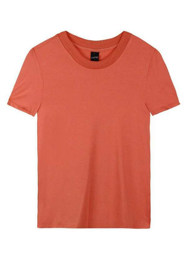 Malwee - Camiseta Feminina Enfim 1000058544 00374-Laranja