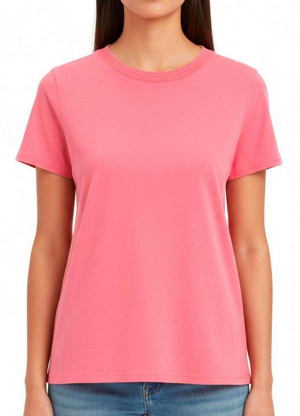 Malwee - Camiseta Feminina Enfim 1000058544 01628-Rosa