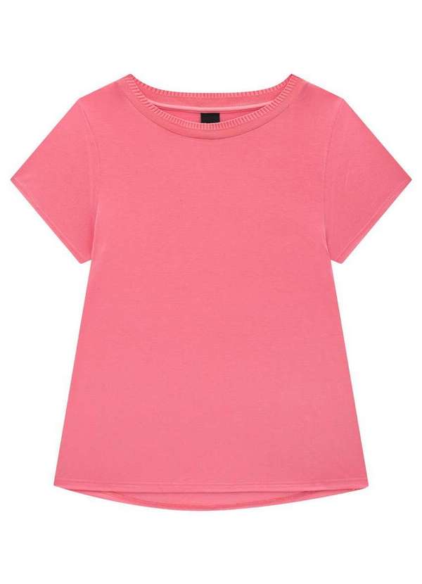 Malwee - Camiseta Feminina Enfim 1000058544 01628-Rosa 2