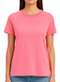 Malwee - Camiseta Feminina Enfim 1000058544 70032-Bege - variação: 01628-Rosa