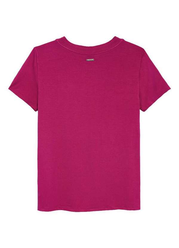 Malwee - Camiseta Feminina Enfim 1000058544 00914-Fucsia 2