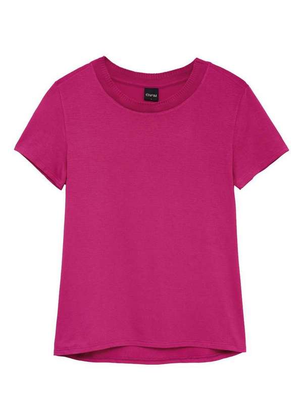 Malwee - Camiseta Feminina Enfim 1000058544 00914-Fucsia 3