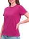 Malwee - Camiseta Feminina Enfim 1000058544 70032-Bege - variação: 00914-Fucsia