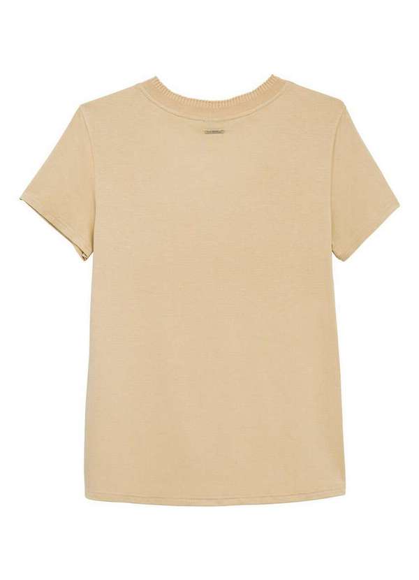 Malwee - Camiseta Feminina Enfim 1000058544 70032-Bege 2