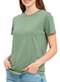 Malwee - Camiseta Feminina Enfim 1000058544 70032-Bege - variação: 03956-Verde