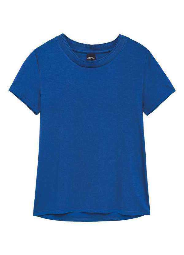 Malwee - Camiseta Feminina Enfim 1000058544 01291-Azul 3