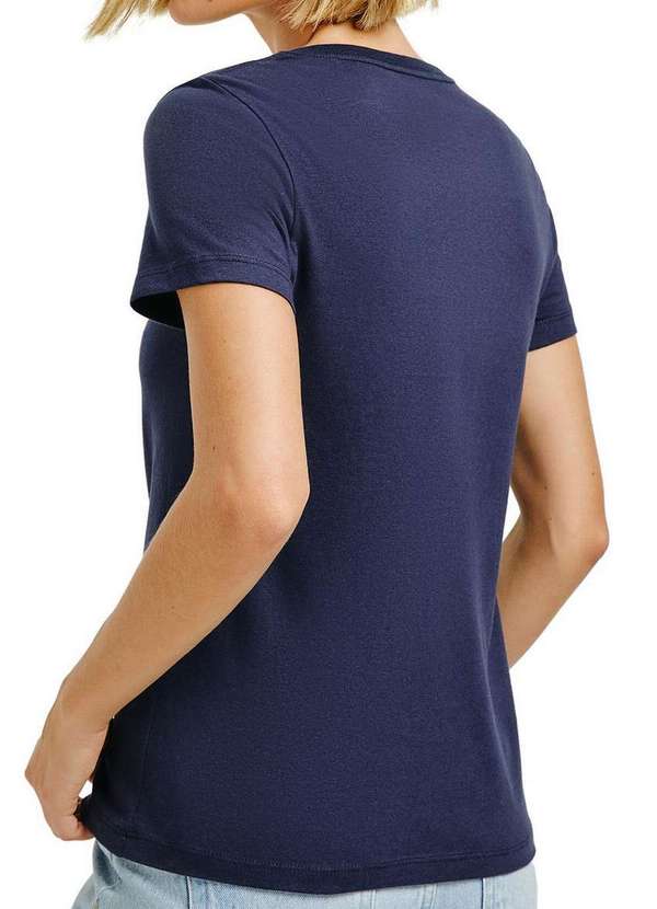 Hering - Camiseta Feminina Hering 0241 Ax7-Azul-Escuro 2