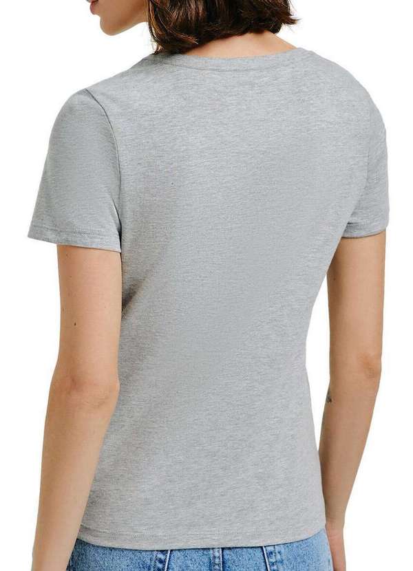 Hering - Camiseta Feminina Hering 0241 M2h-Mescla- 2