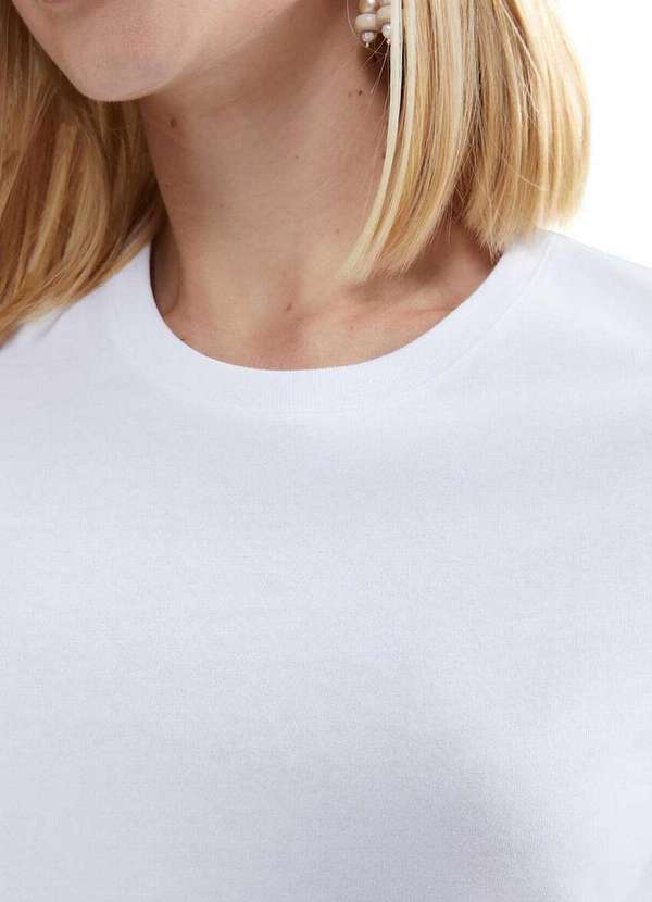 Hering - Camiseta Feminina Hering 0241 Noa-Branco 3