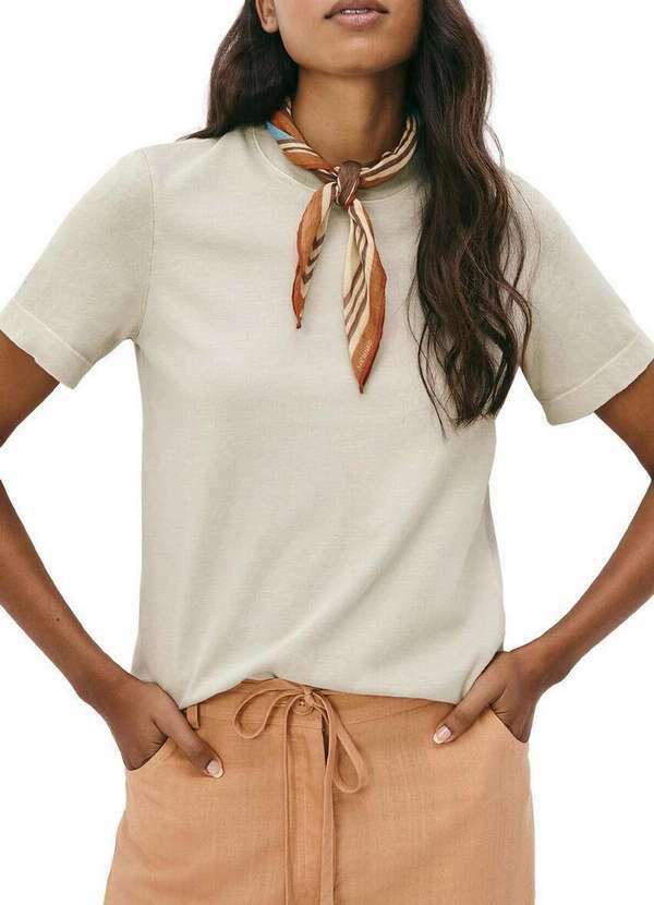 Hering - Blusa Feminina Hering 4h1n Nm4-Verde-Claro