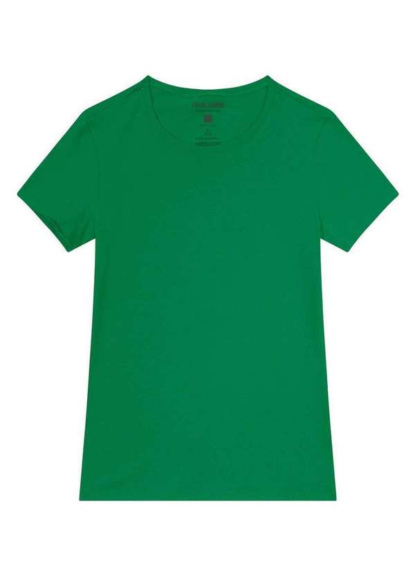 Malwee - Camiseta Feminina Malwee 1000004500 01983-Verde-Escuro