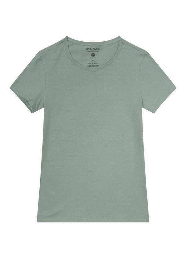 Malwee - Camiseta Feminina Malwee 1000004500 00411-Verde