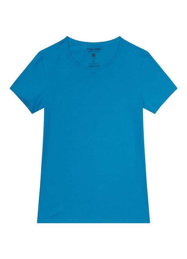 Malwee - Camiseta Feminina Malwee 1000004500 02623-Azul