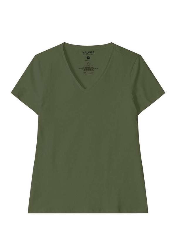 Malwee - Camiseta Feminina Malwee 1000004502 00005-Verde