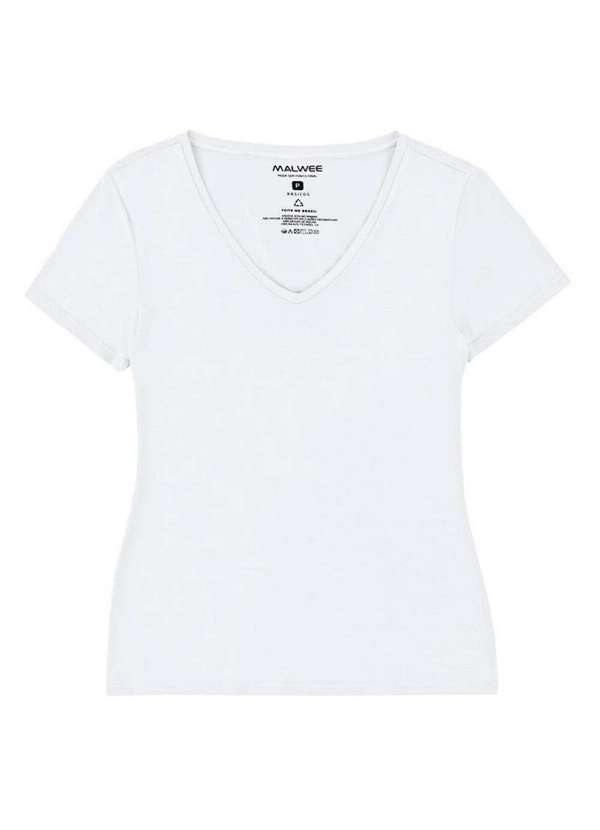 Malwee - Camiseta Feminina Malwee 1000004503 00001-Branca 5