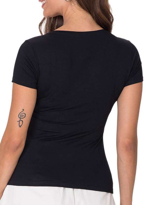 Malwee - Camiseta Feminina Malwee 1000004503 00004-Preta 2