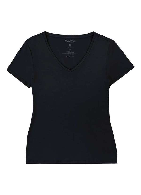 Malwee - Camiseta Feminina Malwee 1000004503 00004-Preta 5