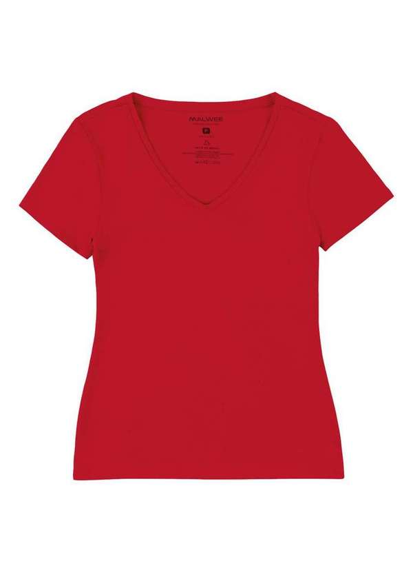 Malwee - Camiseta Feminina Malwee 1000004503 02226-Vermelho 5