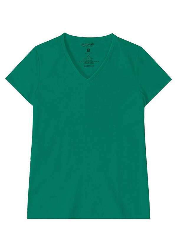 Malwee - Camiseta Feminina Malwee 1000047373 02218-Verde