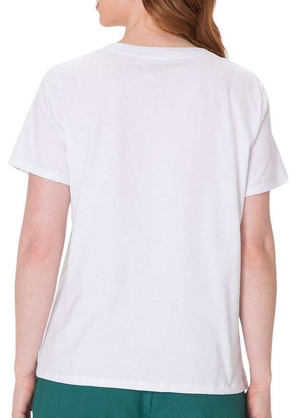 Malwee - Camiseta Feminina Malwee 1000102559 00001-Branco 2