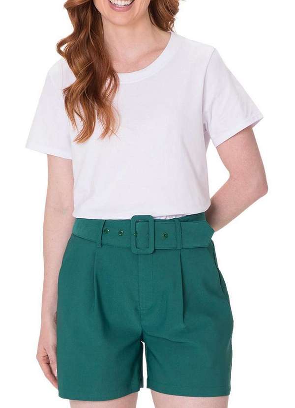 Malwee - Camiseta Feminina Malwee 1000102559 00001-Branco 3