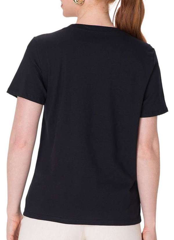 Malwee - Camiseta Feminina Malwee 1000102559 00004-Preto 2