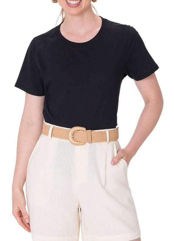 Malwee - Camiseta Feminina Malwee 1000102559 00004-Preto 4