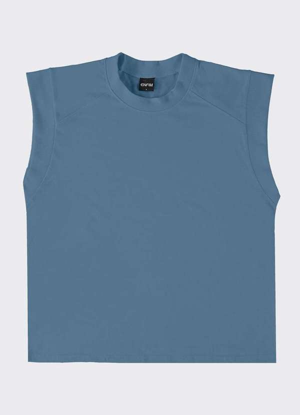 Enfim - Camiseta Feminina Muscle Enfim 1000117318 01237-Azul