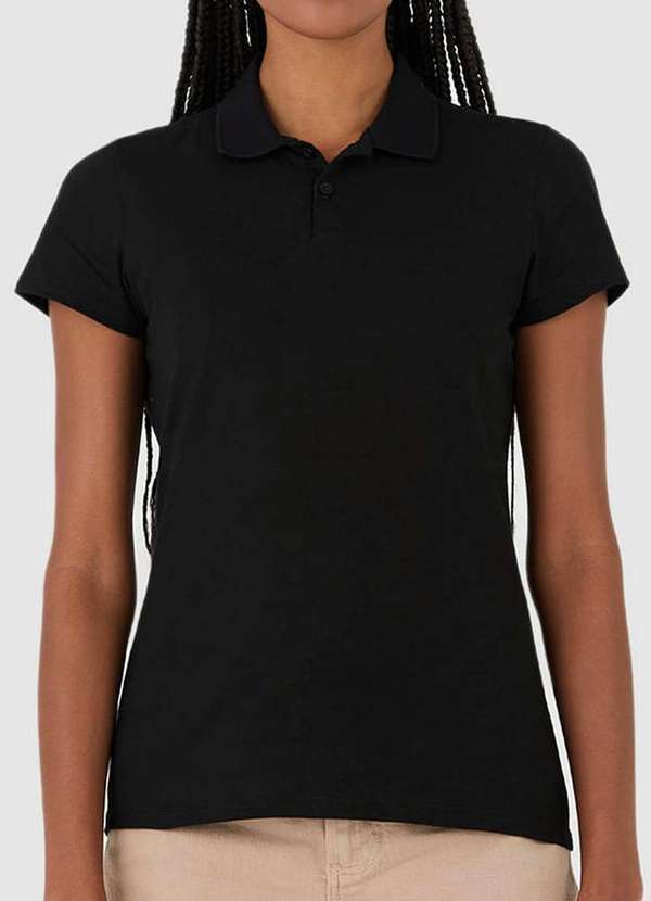 Malwee - Camiseta Feminina Polo Malwee 1000004504 00004-Preto