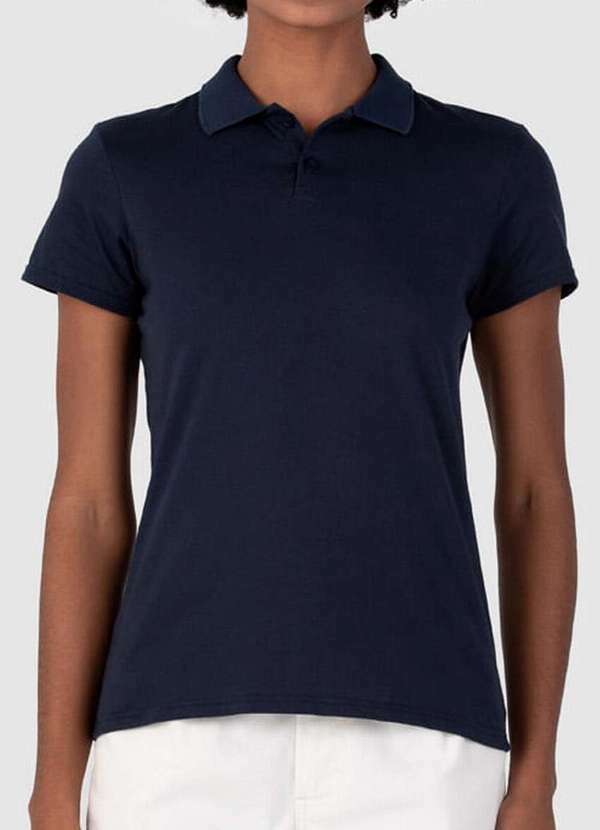 Malwee - Camiseta Feminina Polo Malwee 1000004504 02023-Marinho