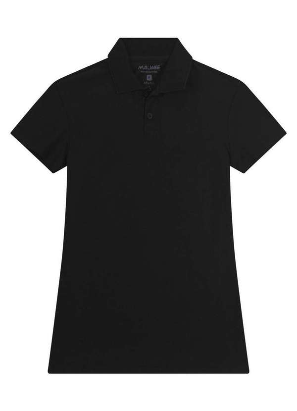 Malwee - Camiseta Feminina Polo Malwee 1000004505 00004-Preta 4